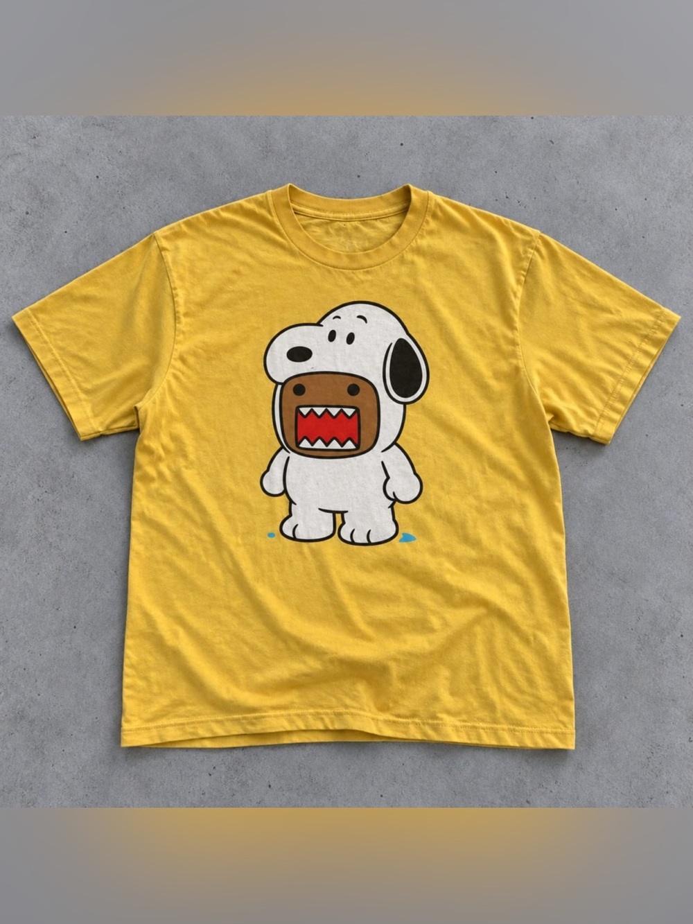 Gildan Yellow Dog Character Graphic Tee